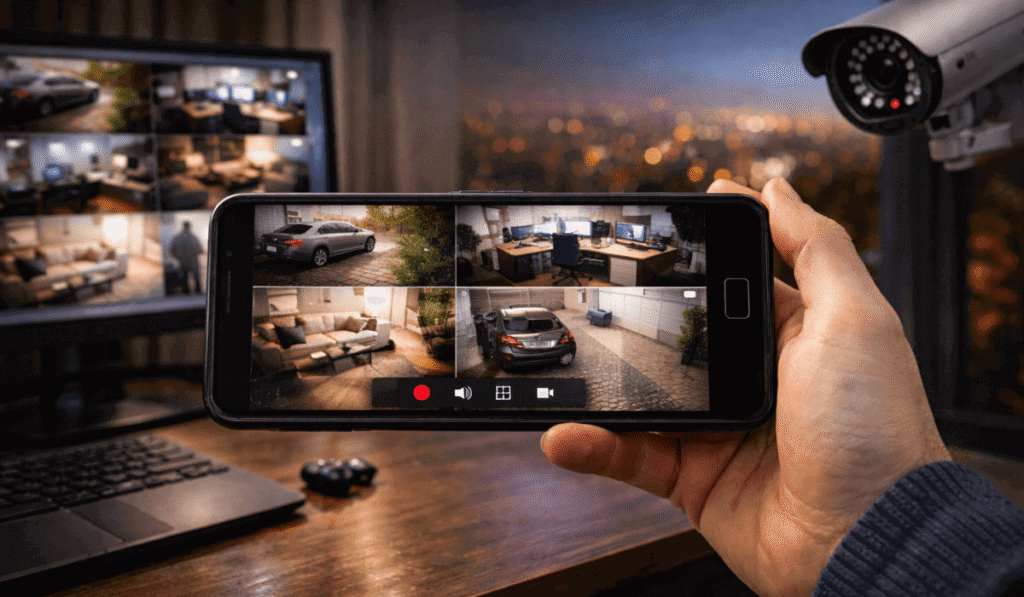 Monitoreo de Cámaras por Celular